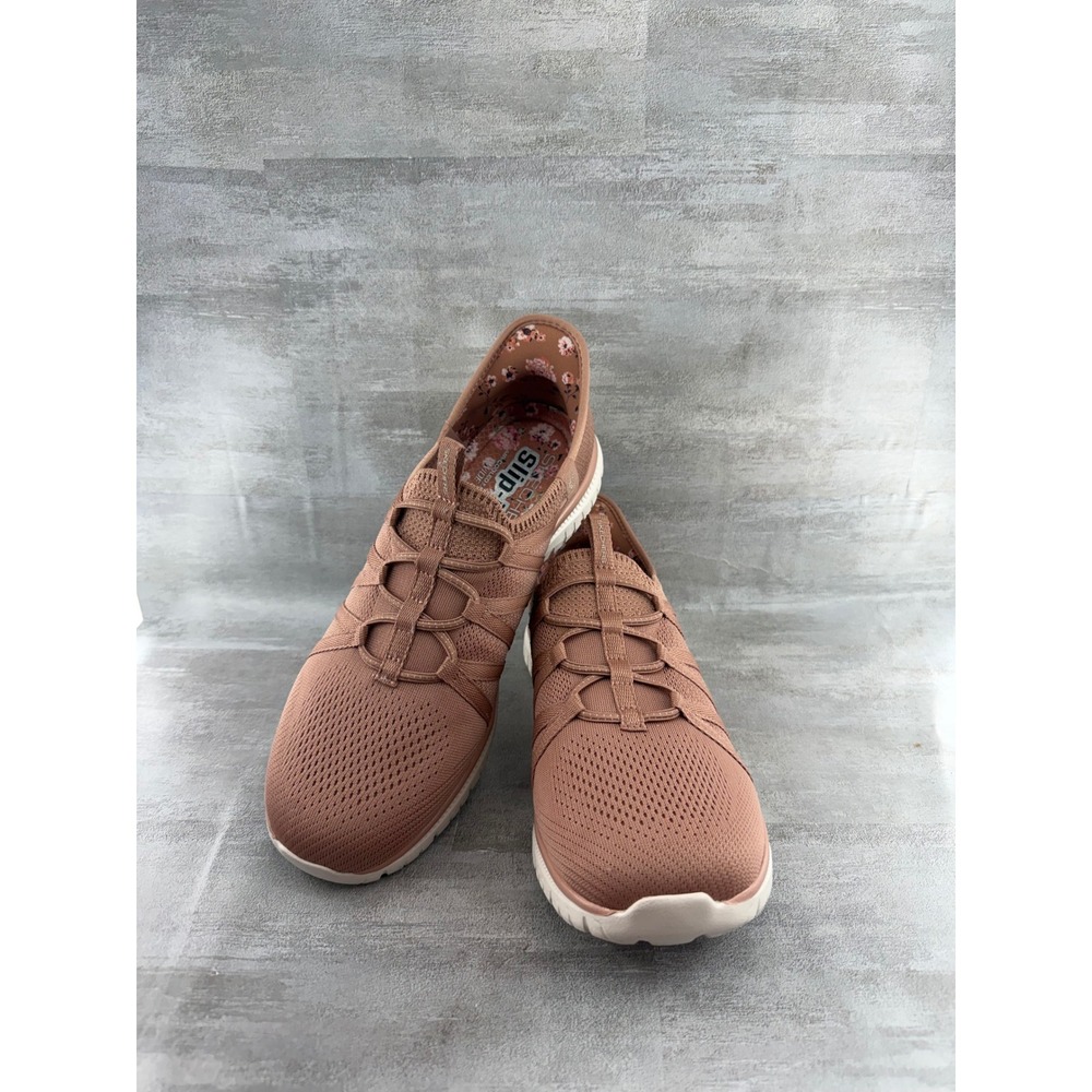 Skechers Slip-ins Ultra Flex 3.0 Smooth Step Clay Wide Fit 104448W Women Sz 8.5